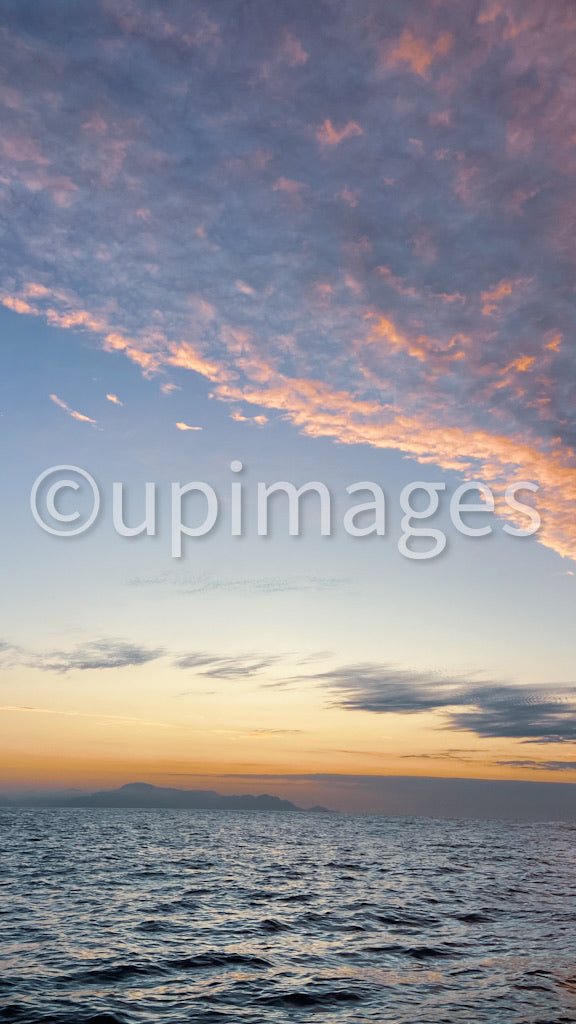 Calm Sunset over the Sea